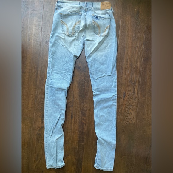 Hollister Size 3 Long Lightly Washed Pants W26 * L33 - Picture 4 of 4